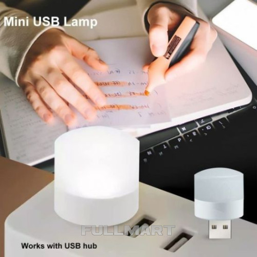 Портативна світлодіодна лампа-ліхтарик нічник 1W USB LED Light білий